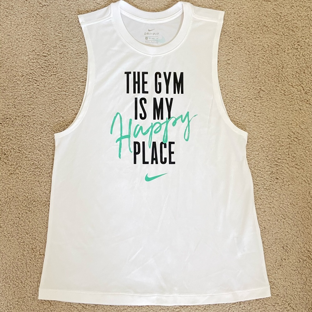 Nike “The Gym Is My Happy Place” Tank Top